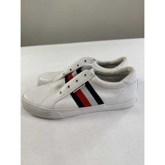 Tommy Hilfiger Sneakers Laceless Preppy Casual TWLEmily Women's 8 M Slip On - Picture 3 of 11